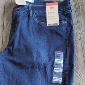 Levi's 711 Skinny Jeans - Deep Indigo